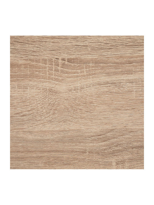 Rectangular Central Coffee Table Aliaj Wooden with Drawers Beige W100xL40xH50cm