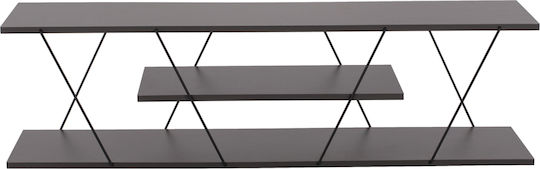 Έπιπλο Τηλεόρασης Tars Γκρι Μ120xΠ32xΥ33cm