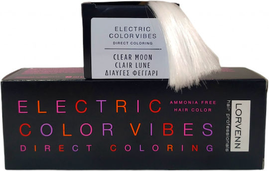 Lorvenn Electric Color Vibes Προσωρινή Βαφή Μαλλιών Χωρίς Αμμωνία Clear Moon 90ml
