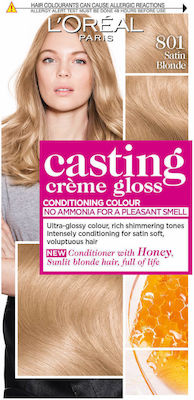 L'Oreal Paris Casting Creme Gloss 801 Satin Blonde 48ml