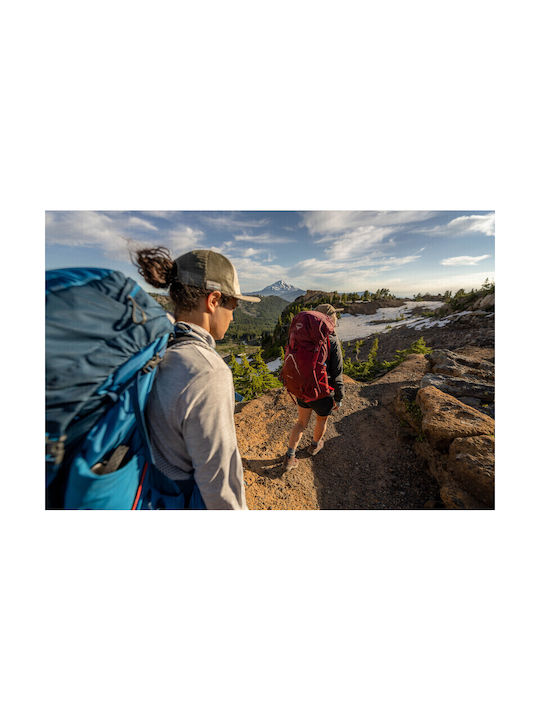 Osprey Atmos AG 50 Ορειβατικό Σακίδιο 50lt Αδιάβροχο Μαύρο S/M Trekking