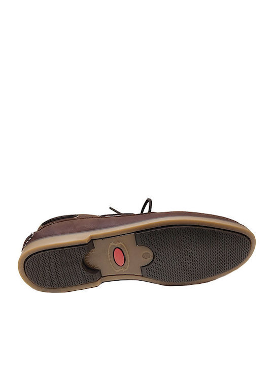Δερμάτινα Ανδρικά Boat Shoes Dark Brown