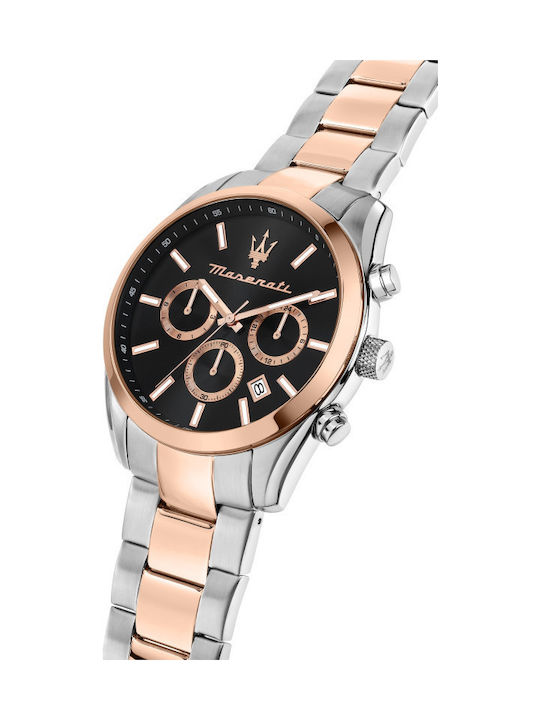Maserati Attrazione Men's Watch 43mm Battery with Metal Bracelet