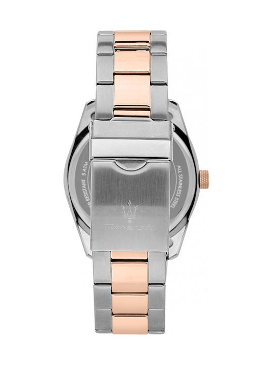 Maserati Men's Watch 44mm Chronograph Battery with Metal Bracelet