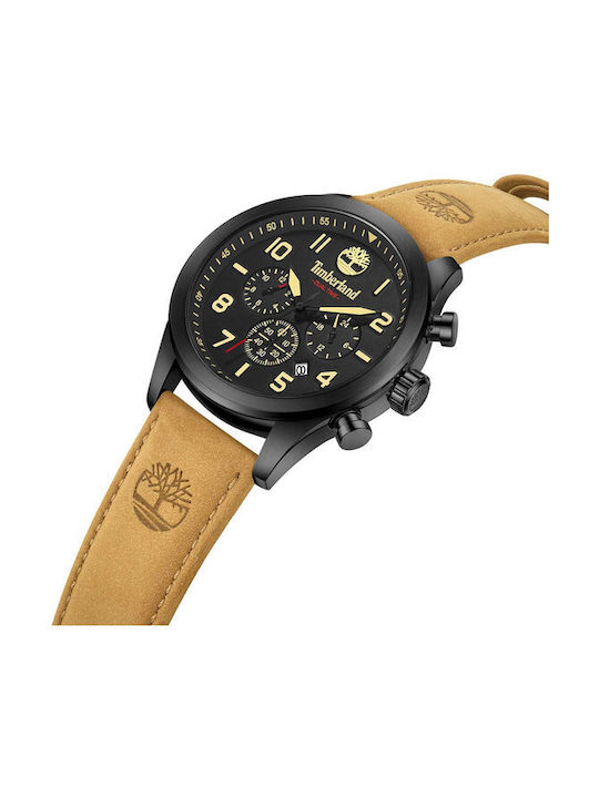 Timberland Ashmont Watch Chronograph Battery with Brown Leather Strap