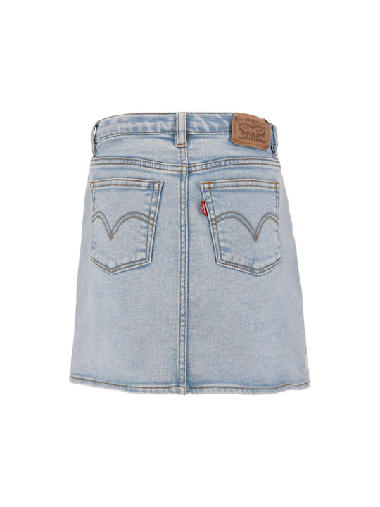 Levi's Fustă de Copii din Denim Monocromă Albastră