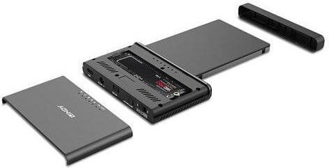 Lindy 43359 USB 3.2 Type C TO M.2 NVME & Sata Μαύρο