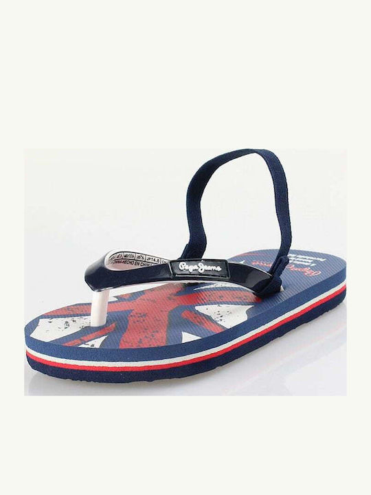 Παιδικές Σαγιονάρες Flip Flops Μπλε Beach Flag