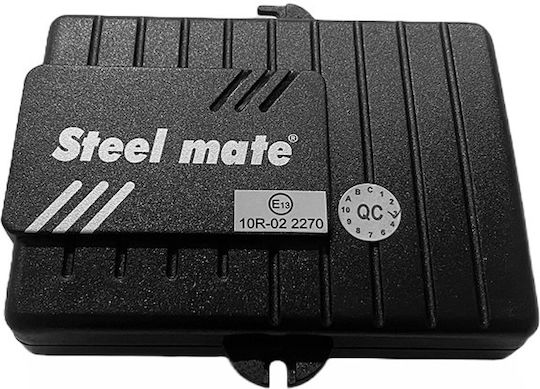 Steel Mate Car Parking System Front Wheel with Screen / Buzzer and 2 Sensors 18mm in Black Color