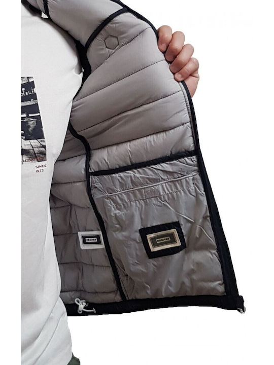 Ärmellos Jacke Marineblau