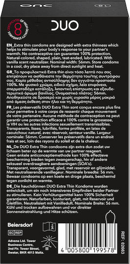 Duo Προφυλακτικά Extra Thin 18τμχ 56mm