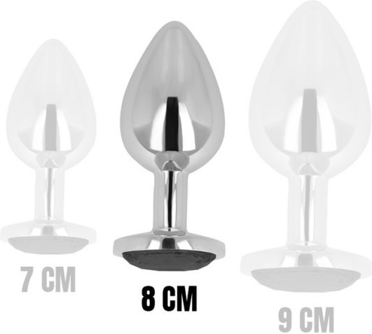 Ohmama Πρωκτική Σφήνα Μαύρη 8cm