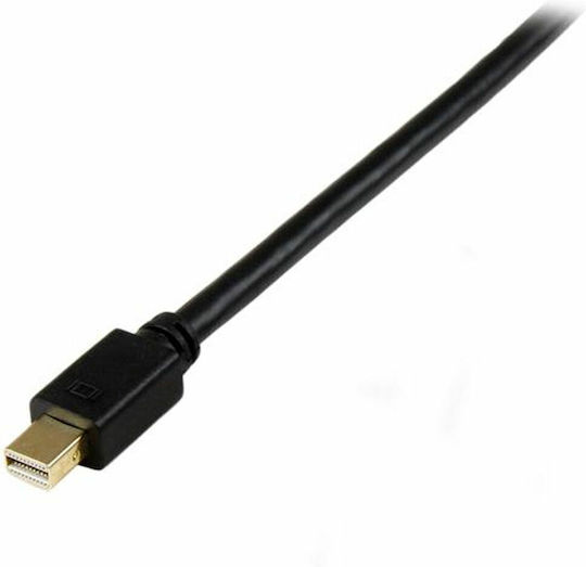 StarTech Cable DVI-D male - Passive mini DisplayPort male 0.90m Μαύρο (MDP2DVIMM3B)