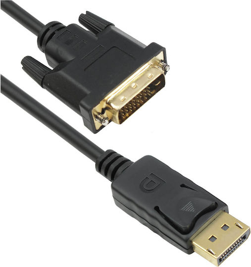 Cable DVI-D male - DisplayPort male 1.8m (18276)