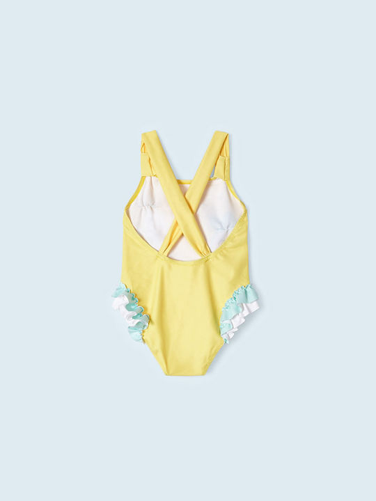 Mayoral Kids Swimwear One-Piece Yellow