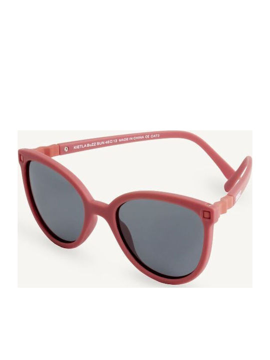 KiETLA BuZZ Unbreakable Butterfly Kids Sunglasses with Polarized Lens Terracotta for 4-6 Years