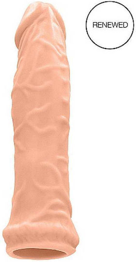 Shots RealRock Penis Sleeve Extensie Penis Flesh 17cm