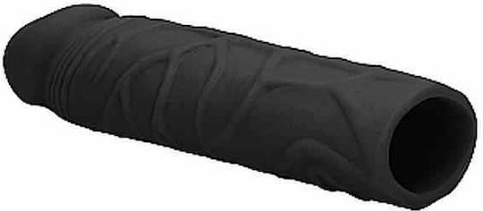 Shots RealRock Penis Sleeve Προέκταση Πέους Black 17cm