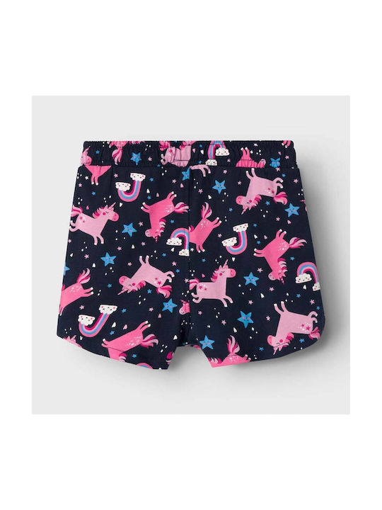 Name It Șort/Bermude pentru copii din material textil Safir Întunecat UNICORN