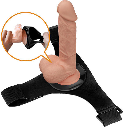Pretty Love Tom Harness με Dildo 14.5cm στο χρώμα του δέρματος