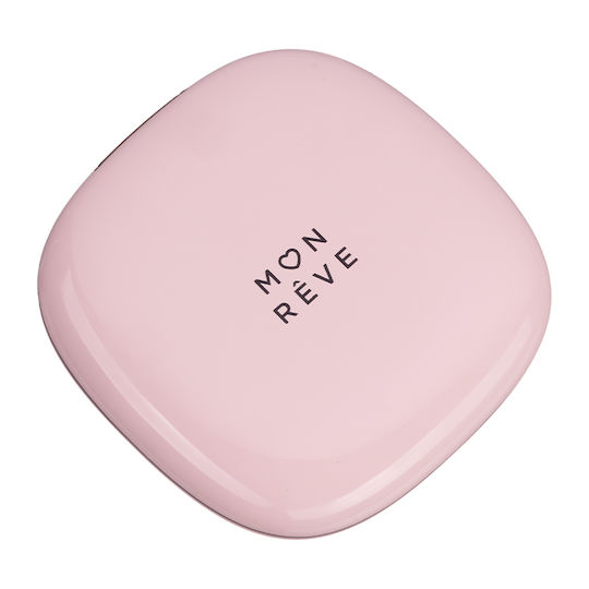 Mon Reve Makeup Mirror Hand with Light Zoom x10 Pink