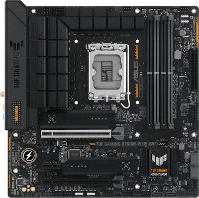 Asus TUF GAMING B760M-PLUS WIFI Motherboard ATX με Intel 1700 Socket