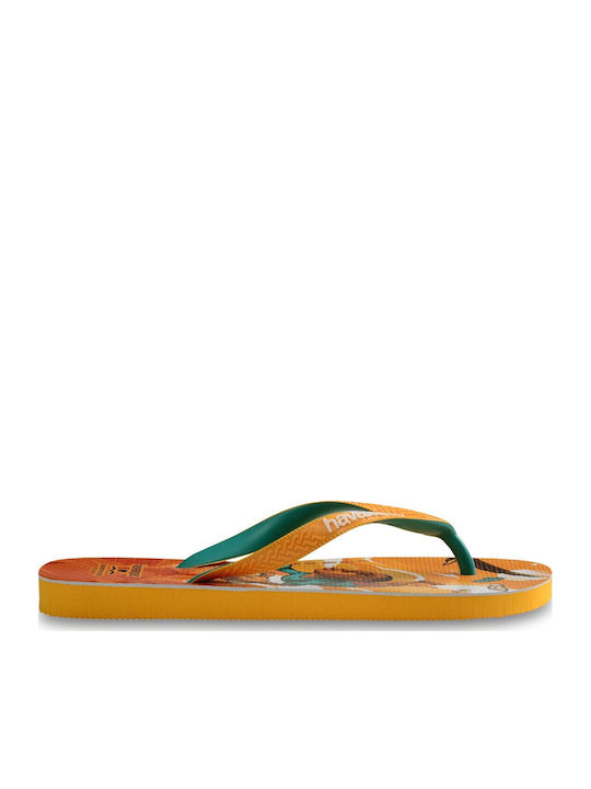 Slapi Bărbați Flip Flops Portocalii