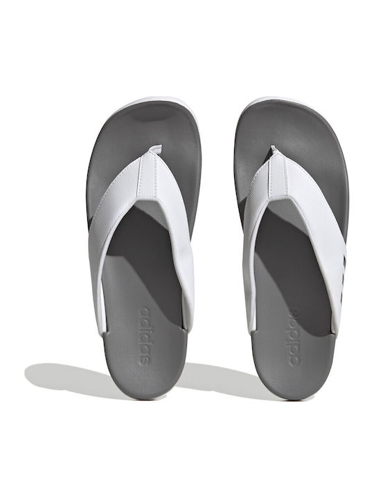 Adilette Comfort Flip Flop Σαγιονάρες σε Λευκό Χρώμα