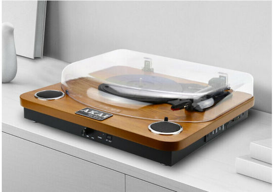 Akai Proffesional ATT-11BT ATT-11BTN Πικάπ με Προενίσχυση και Ενσωματωμένα Ηχεία Καφέ