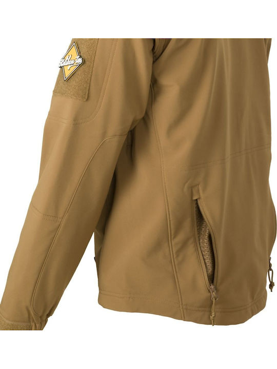 Helikon Tex Gunfighter Shark Skin Hunting Jacket Fleece Coyote