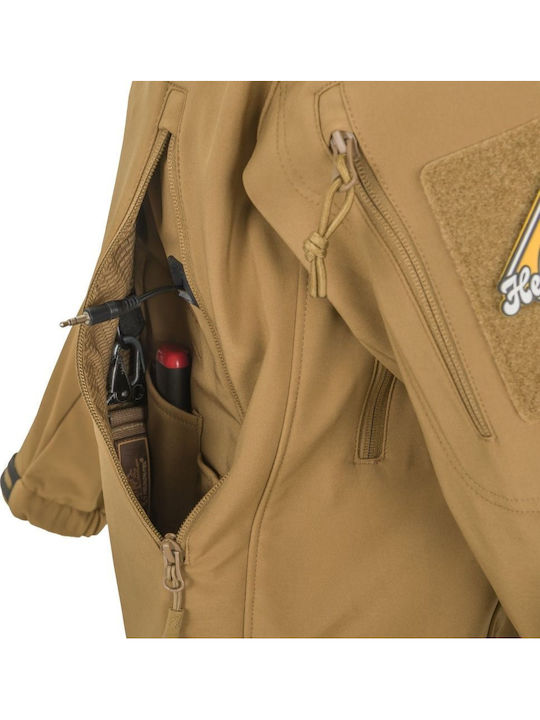 Helikon Tex Gunfighter Shark Skin Hunting Jacket Fleece Coyote