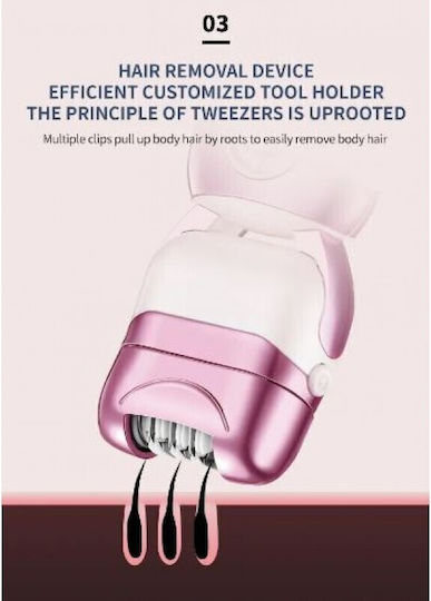 Kemei Epilator Set Epilator for Face, Body & Bikini KM-376