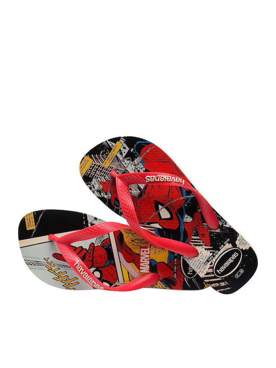 Παιδικές Σαγιονάρες Flip Flops Κόκκινες Top Marvel Spiderman