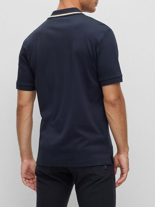 Hugo Boss Ανδρικό T-shirt Polo Navy Μπλε