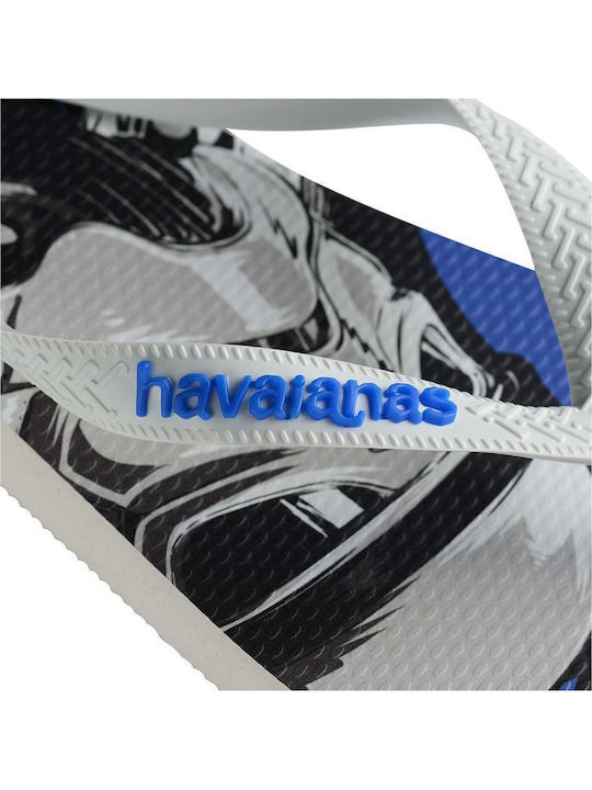 Star Wars Darth Vader Men's Flip Flops White-Star/Blue-White