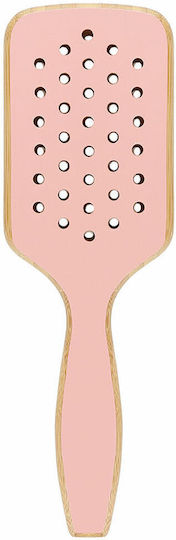 Ilu Bamboo Hairbrush Bürste Haare für Haarstyling Rosa