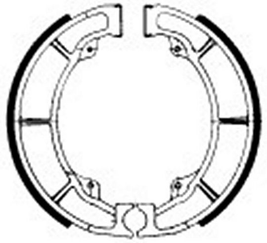 Ferodo Σιαγώνες Φρένου Πίσω για Kawasaki ER 5 500 1997-2000 για Kawasaki GPZ
