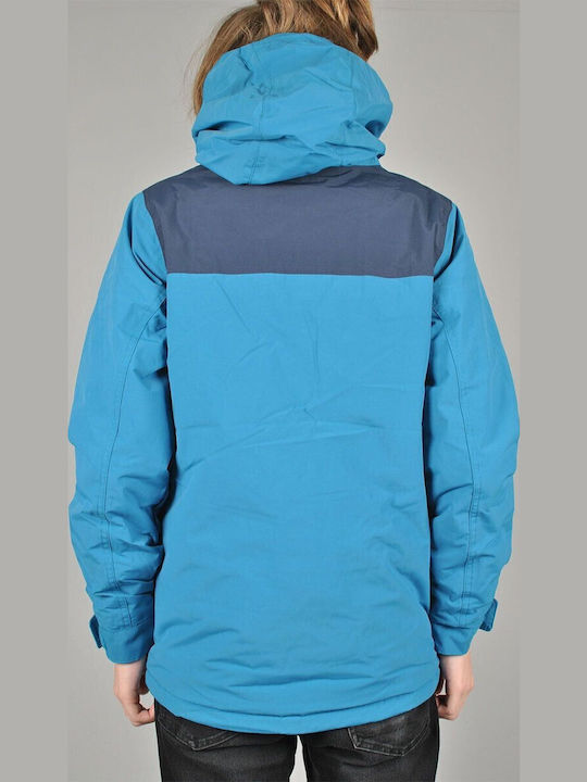Dugout Kids Sports Coat Long Hooded Blue