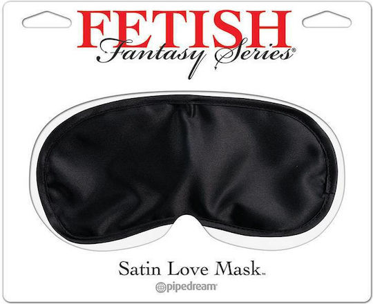 Pipedream Fetish Fantasy Series Satin Love Mask BDSM Mask in Black Color