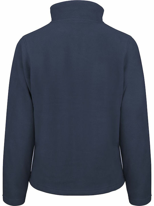 Fleece Damen Jacke in Blau Farbe