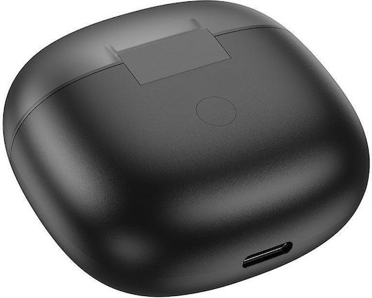 Hoco EW29 In-ear Bluetooth Handsfree Ακουστικά με Θήκη Φόρτισης Μαύρα