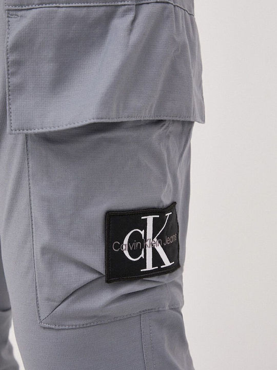 Trousers Cargo Elastic Gray