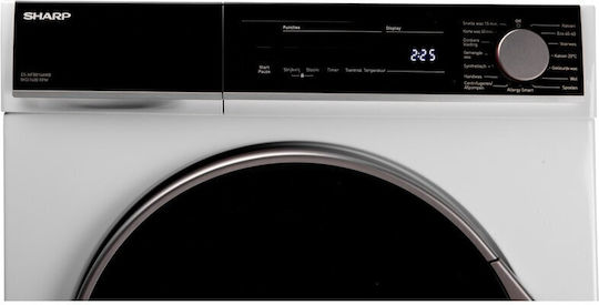 Sharp Πλυντήριο Ρούχων 8kg 1400 Στροφών