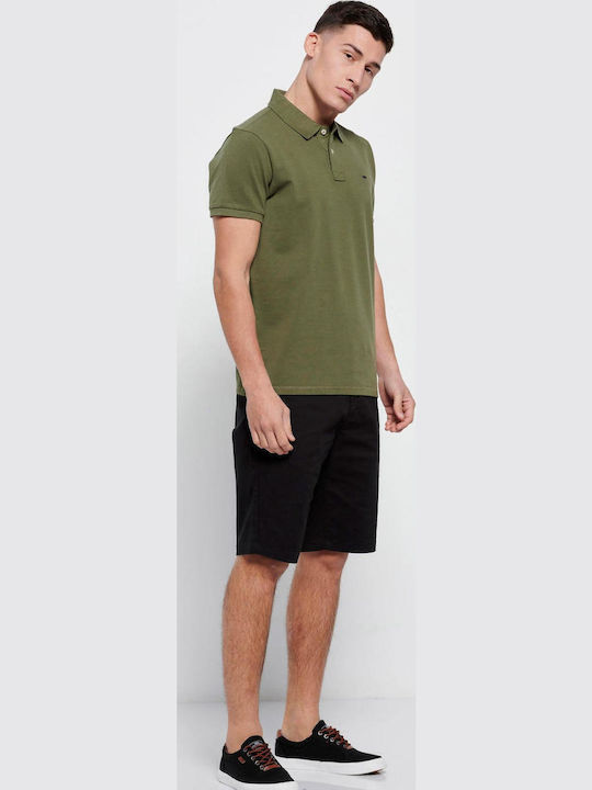 FBM007-00111 Polo Short Sleeve Blouse Khaki