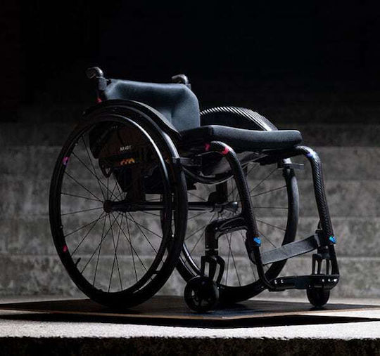 Meyra Nano C 1.158 Elektrisch Licht Typ Rollstuhl 44cm 1.158 Schwarz