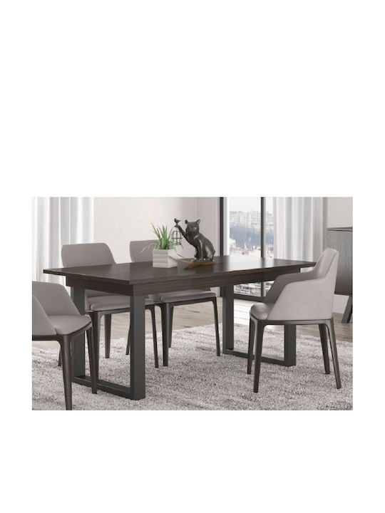 Νο 7 Masă Sala de mese Masa extensibilă Wenge 150(+30)x90x78buc