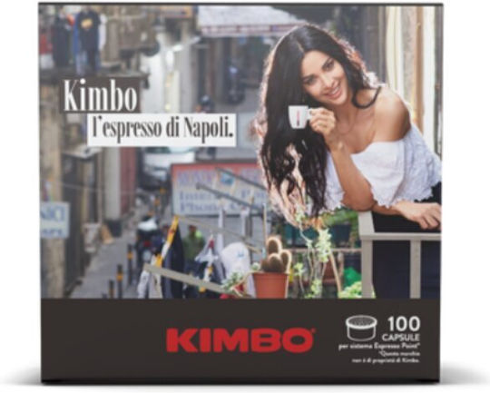 Kimbo Capsules Espresso Armonia Compatible with Machine LavAzza Point 100caps,tobolek