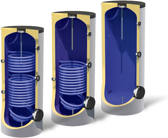 Nobel Boiler Λεβητοστασίου Glass 300lt με δύο Εναλλάκτες