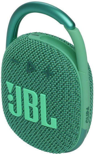 JBL Clip 4 Eco Αδιάβροχο Ηχείο Bluetooth 5W με Διάρκεια Μπαταρίας έως 10 ώρες Πράσινο