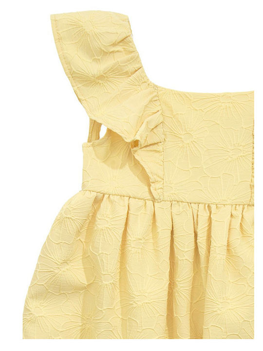 Funky Kids Dress Sleeveless Yellow